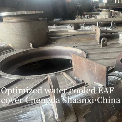 বৈদ্যুতিক চুল্লি জল-শীতল চুল্লি ঢাকনা / ভারী শুল্কের অ্যাপ্লিকেশনের জন্য উপযুক্ত জল শীতল EAF কভার