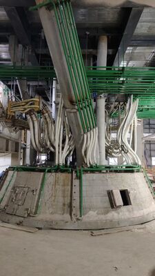 Nickel Cobalt Molybdenum Slag Recovery DC Submerged Arc Furnace 5000kVA for Hazardous Waste Recycling