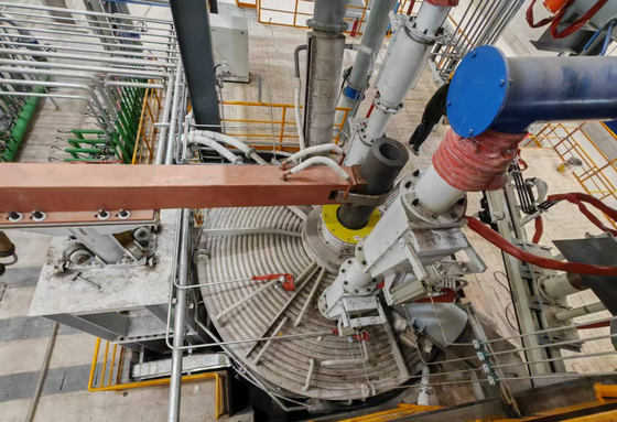 খনিজ উলের বৈদ্যুতিক চুলা 5000kVA ফ্লাই অ্যাশ রেড বালির গলন রক উল উত্পাদন সরঞ্জাম